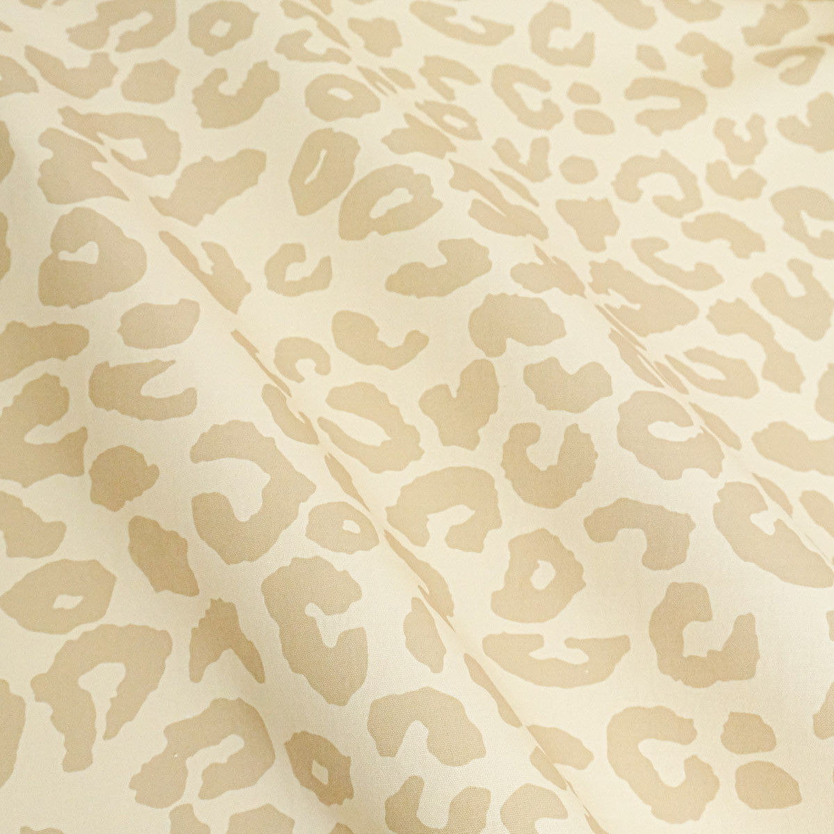 Leopard-Print Canvas with a Natural Beige Background - Maison Klem